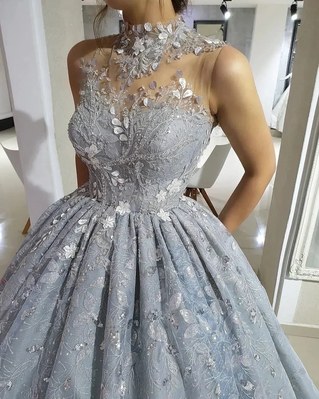 Glamorous A-line Princess Dress Ball Gown Sweet 16 Dress Y4001 - Image 2