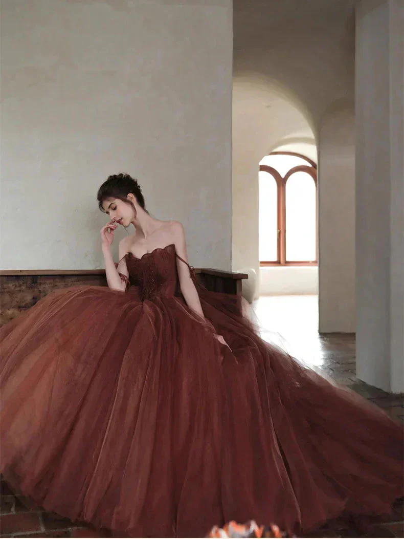 Glamorous A-line Spaghetti Straps Tulle Ball Gown,16th Birthday Dress Y7176 - Image 7