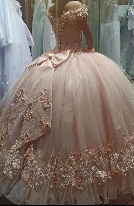 Glamorous Off The Shoulder Quinceanera Dress Ball Gown,Sweet 16 Dress Y7453 - Image 2