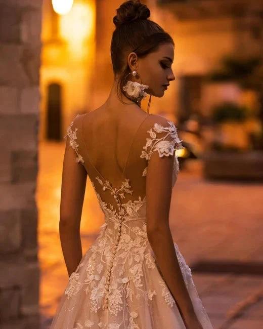 Gorgeous wedding dresses A line | Wedding dresses lace - Image 3