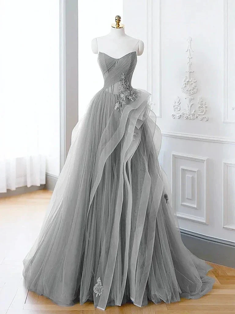 Saflor | Green A-Line Off Shoulder Long Prom Dress Lace Long Evening Dress - Image 5