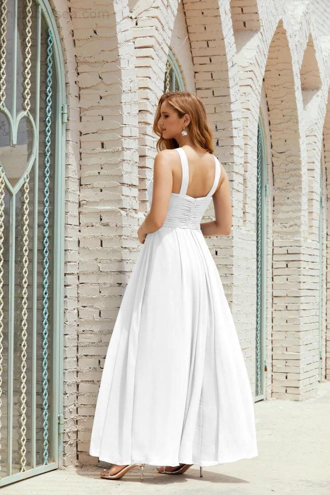 Halter Bridesmaid Dresses Formal Cocktail Prom Gown 28015 - Image 125