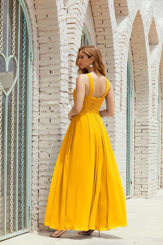 Halter Bridesmaid Dresses Formal Cocktail Prom Gown 28015 - Image 5