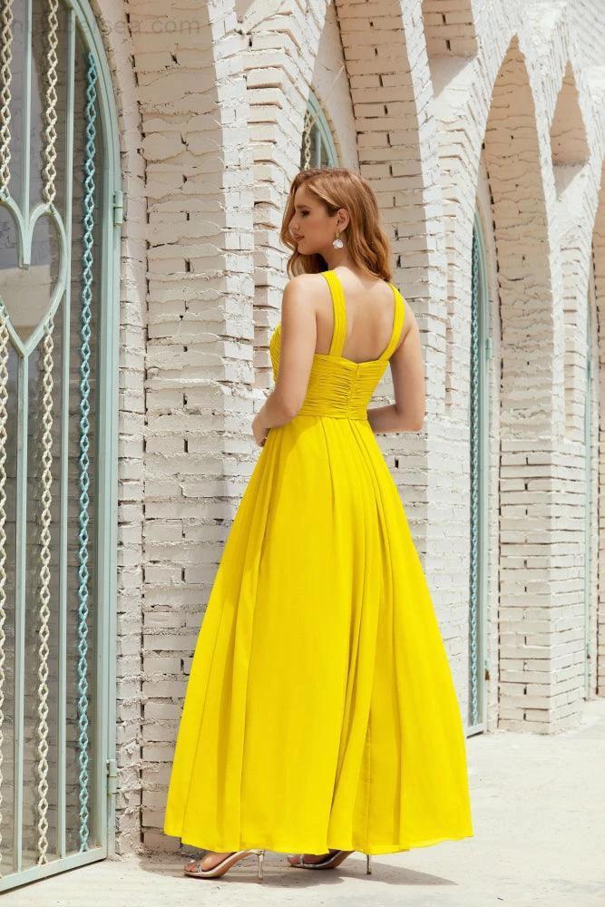 Halter Bridesmaid Dresses Formal Cocktail Prom Gown 28015 - Image 98