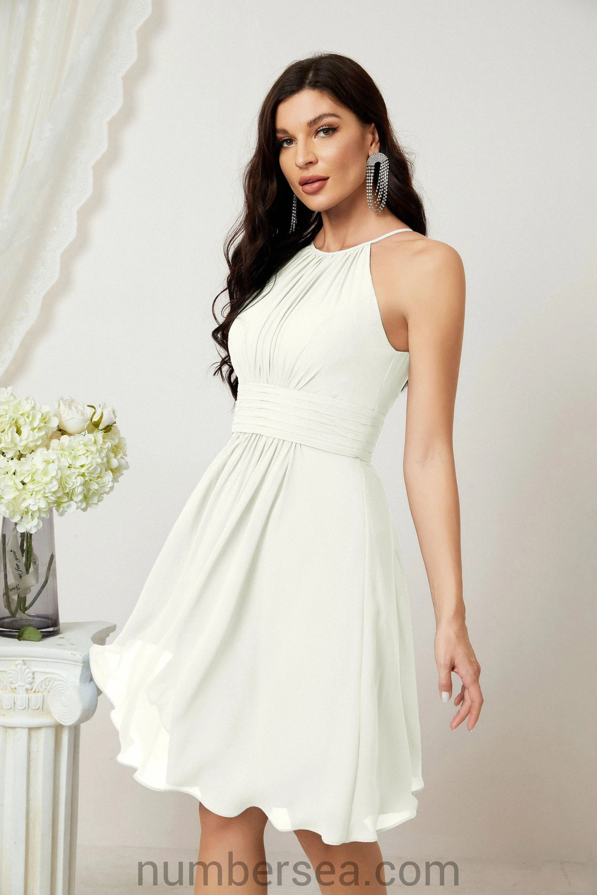 Halter Homecoming Dresses Formal Evening Party Cocktail Dress 28011 - Image 104