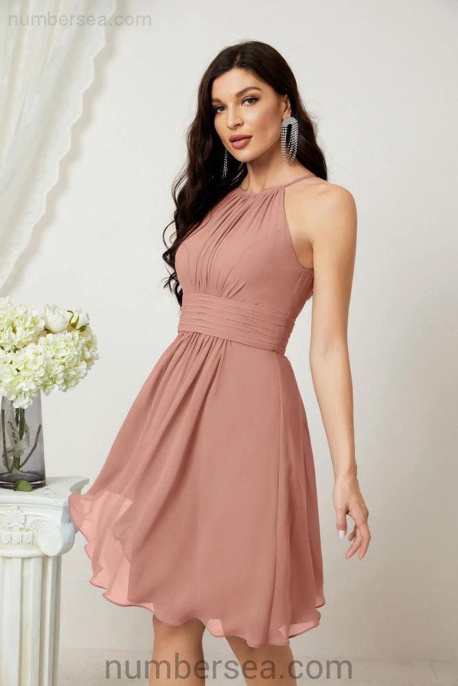Halter Homecoming Dresses Formal Evening Party Cocktail Dress 28011 - Image 24