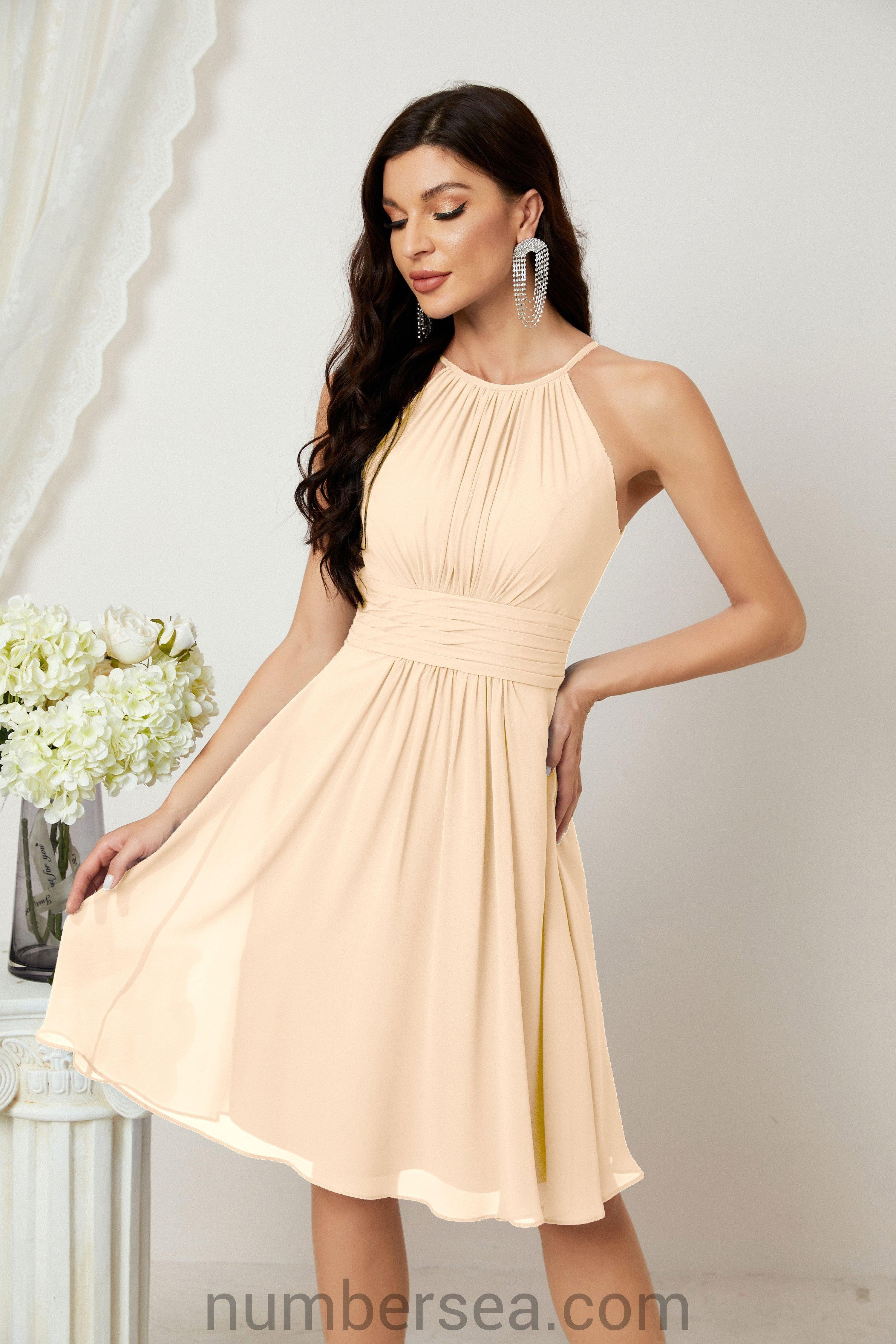 Halter Homecoming Dresses Formal Evening Party Cocktail Dress 28011 - Image 31