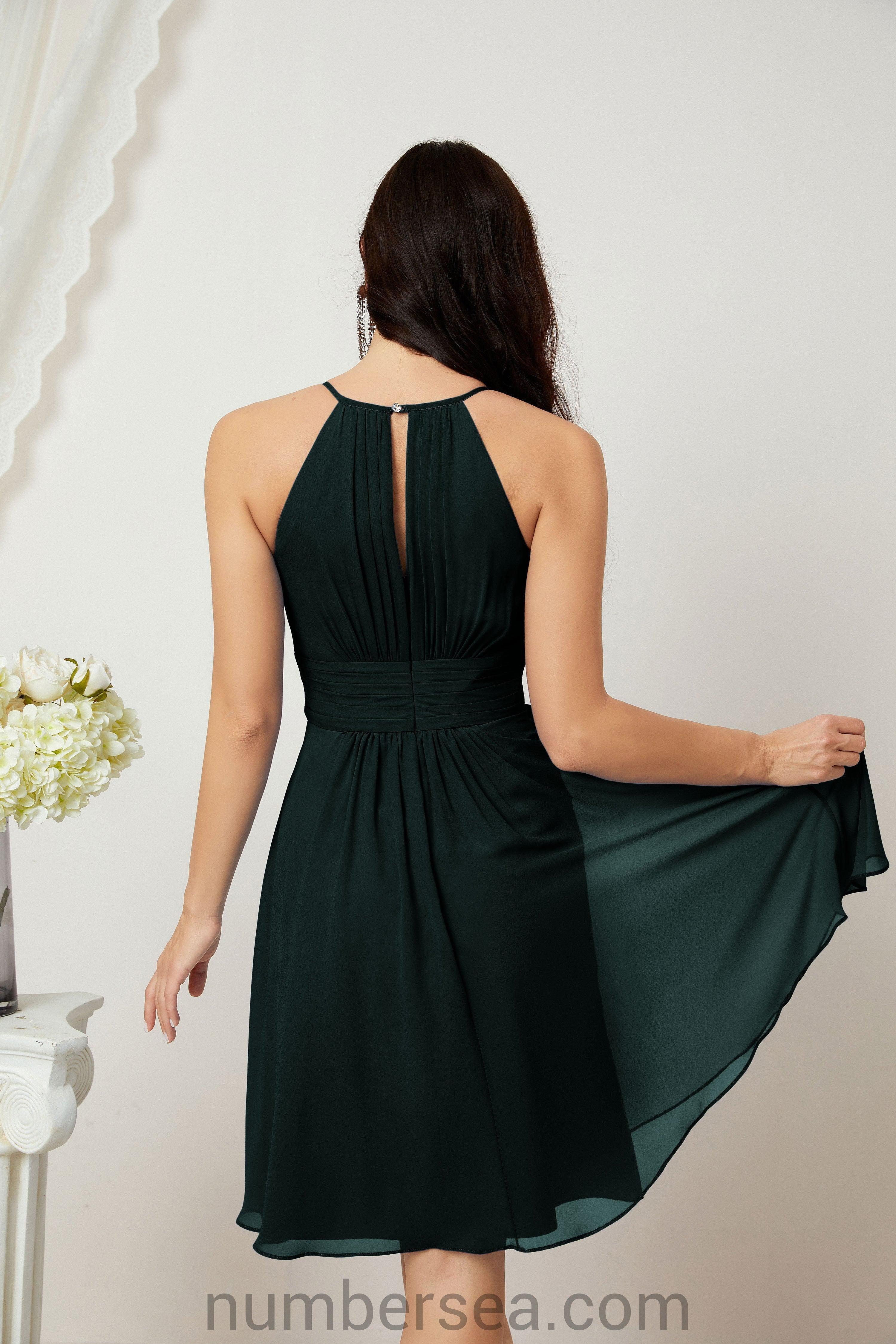 Halter Homecoming Dresses Formal Evening Party Cocktail Dress 28011 - Image 66