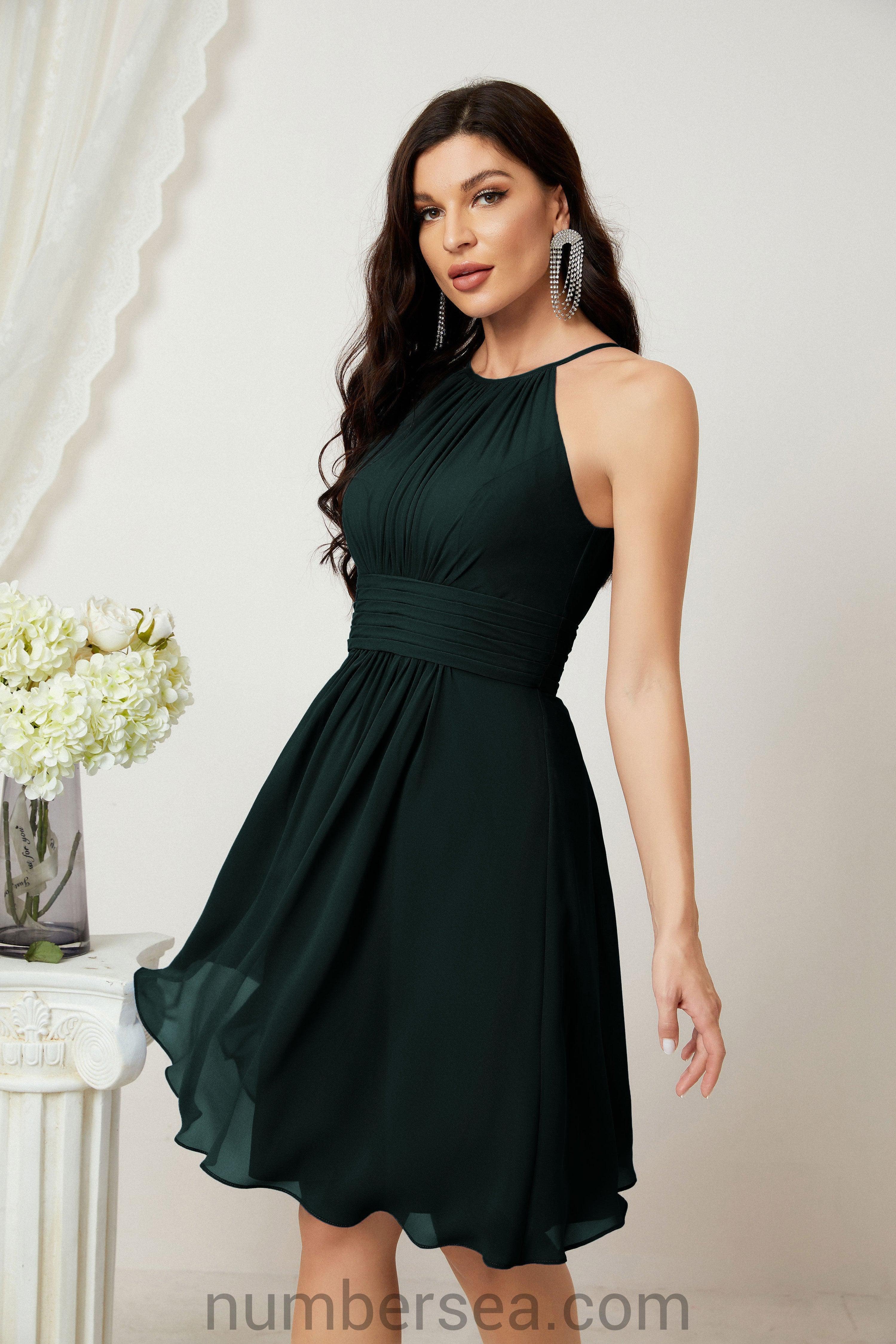 Halter Homecoming Dresses Formal Evening Party Cocktail Dress 28011 - Image 68
