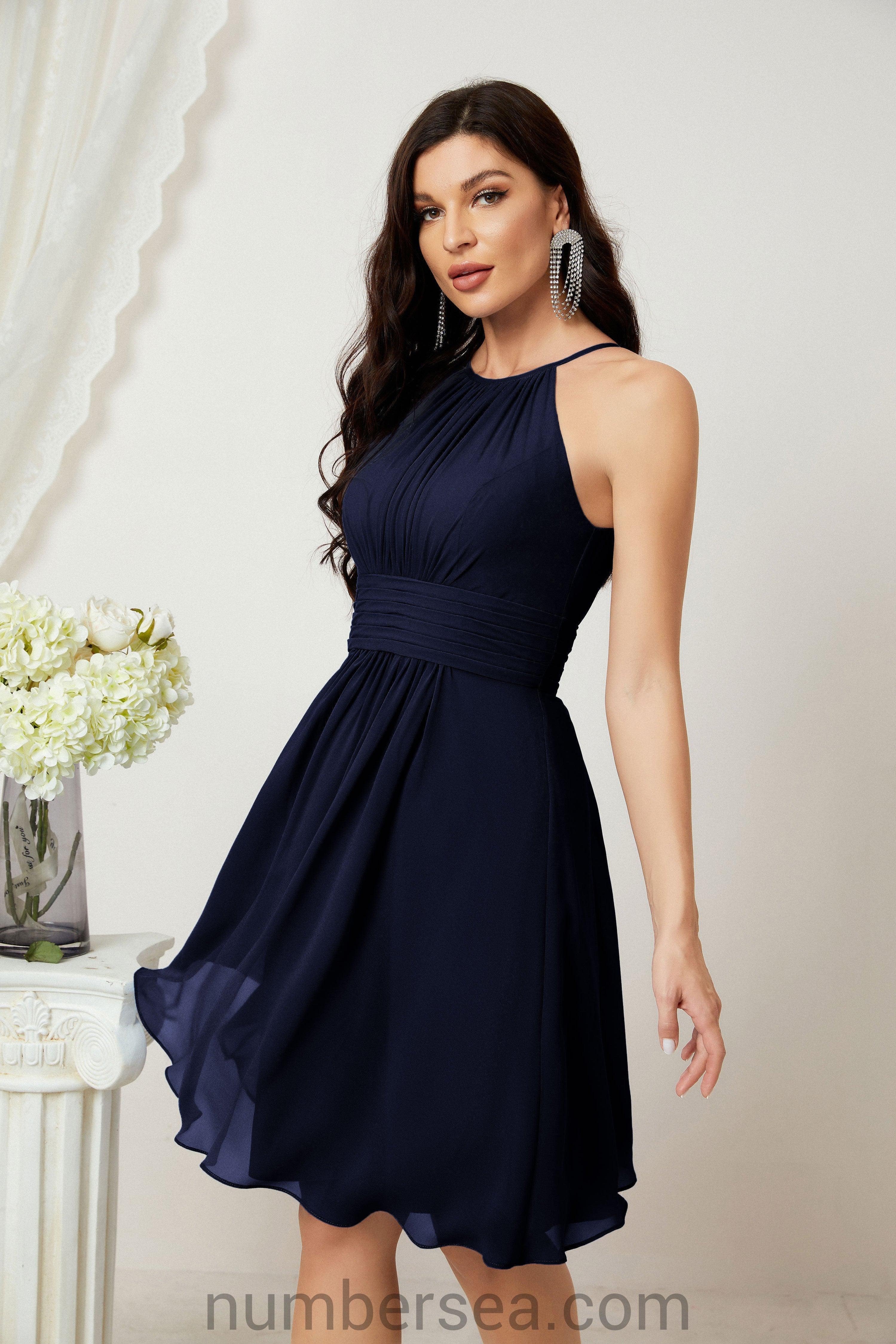 Halter Homecoming Dresses Formal Evening Party Cocktail Dress 28011 - Image 72