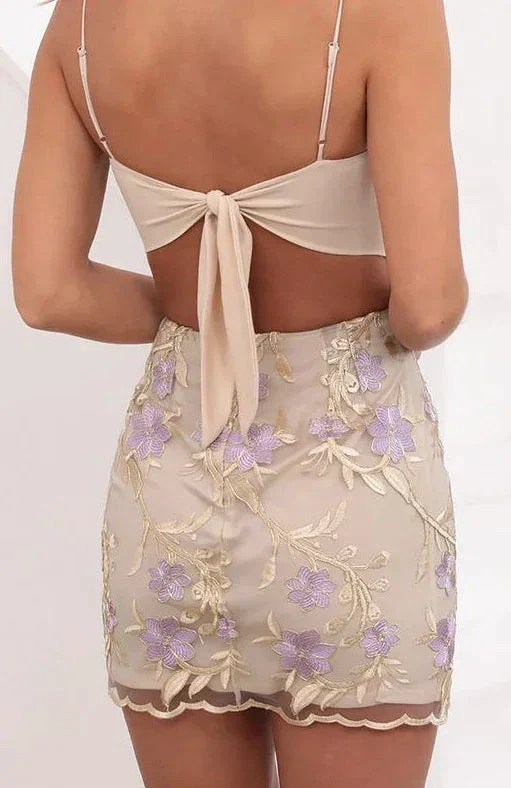 homecoming dress mini dress formal Short Prom Dress Y4322 - Image 2