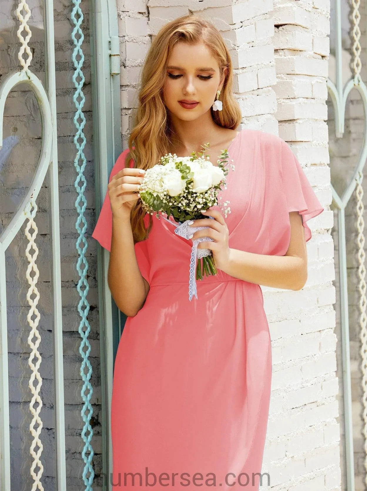 Homecoming Dresses Knee Length Sleeveless Prom Gowns 28021 - Image 120
