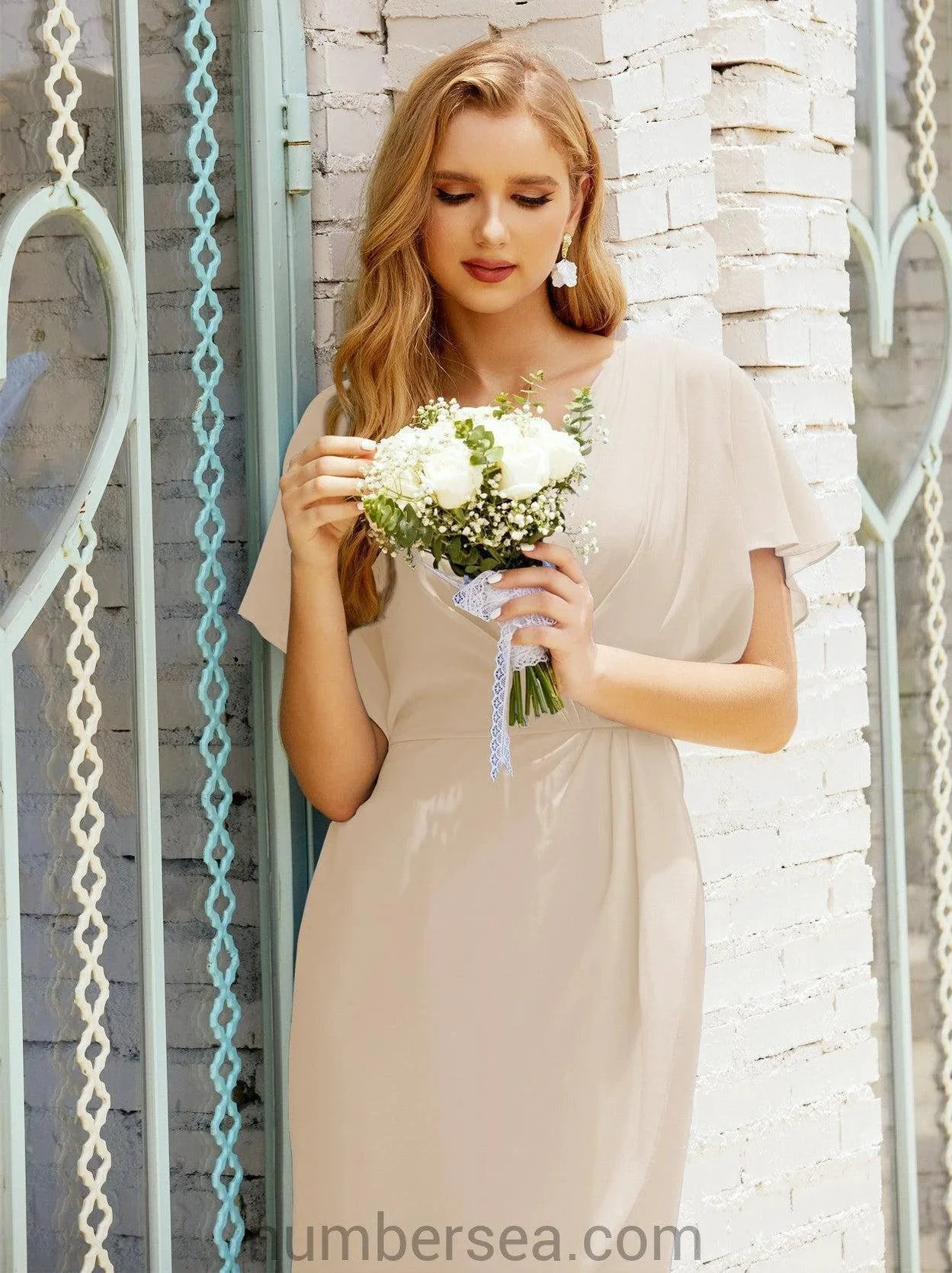 Homecoming Dresses Knee Length Sleeveless Prom Gowns 28021 - Image 140