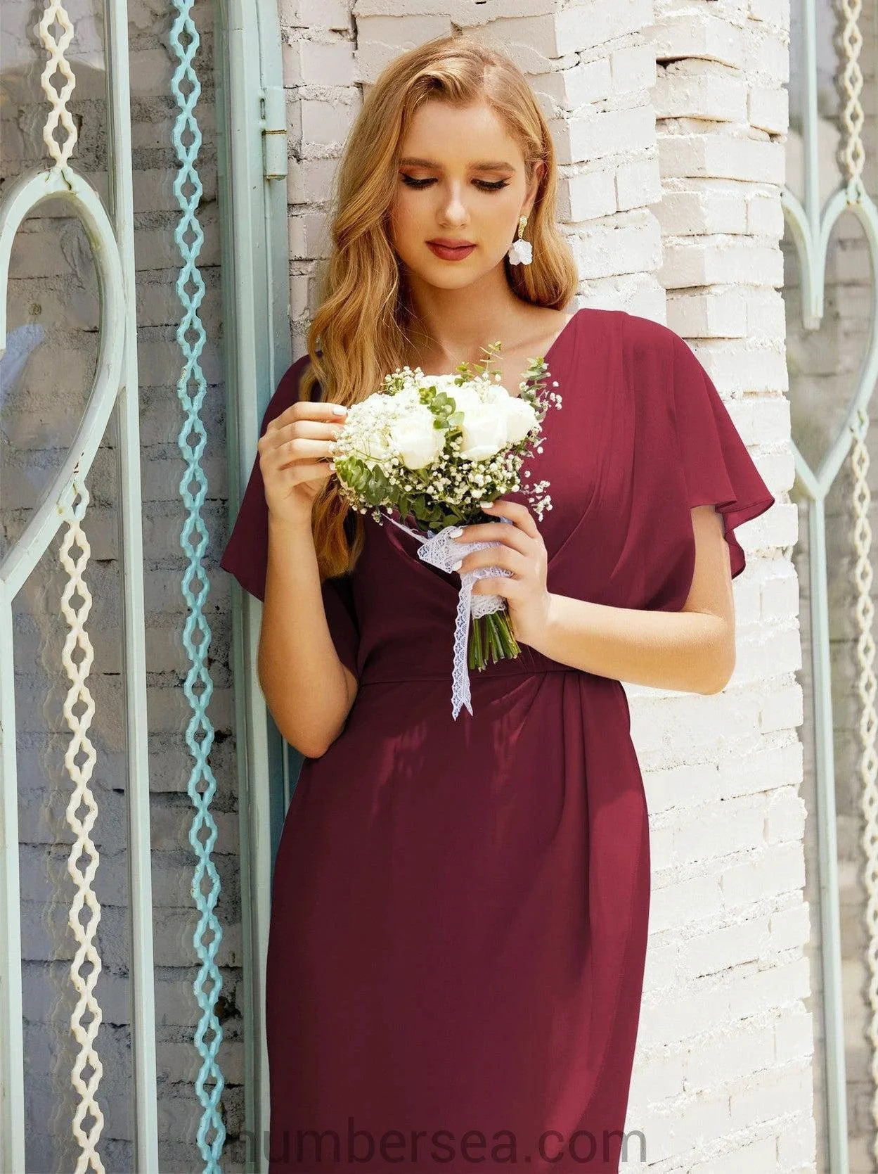 Homecoming Dresses Knee Length Sleeveless Prom Gowns 28021 - Image 48
