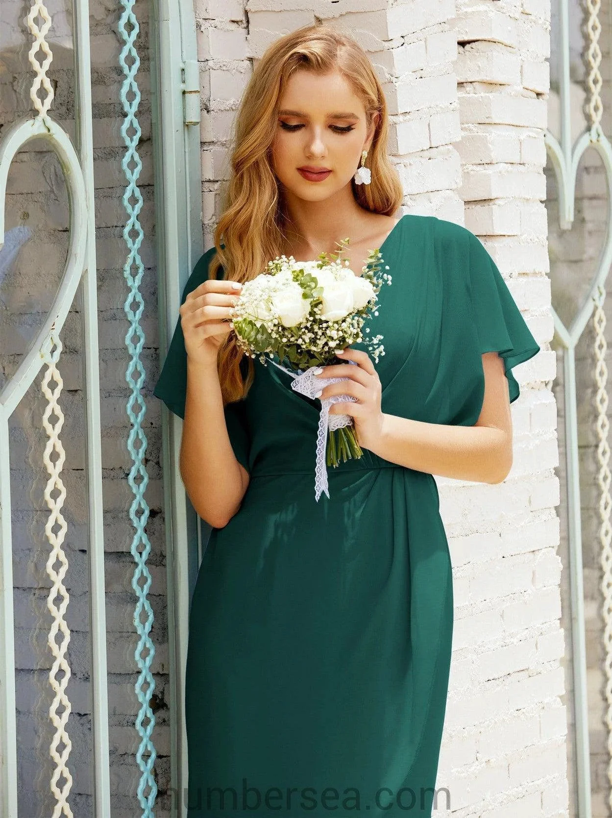 Homecoming Dresses Knee Length Sleeveless Prom Gowns 28021 - Image 68