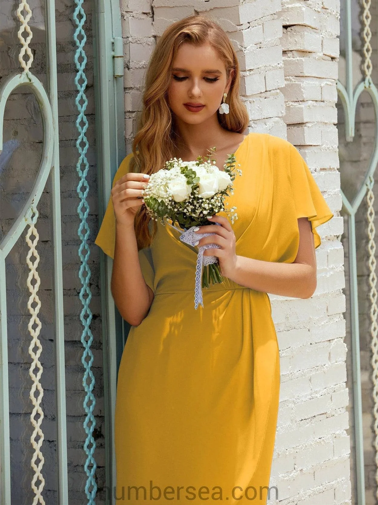 Homecoming Dresses Knee Length Sleeveless Prom Gowns 28021 - Image 8