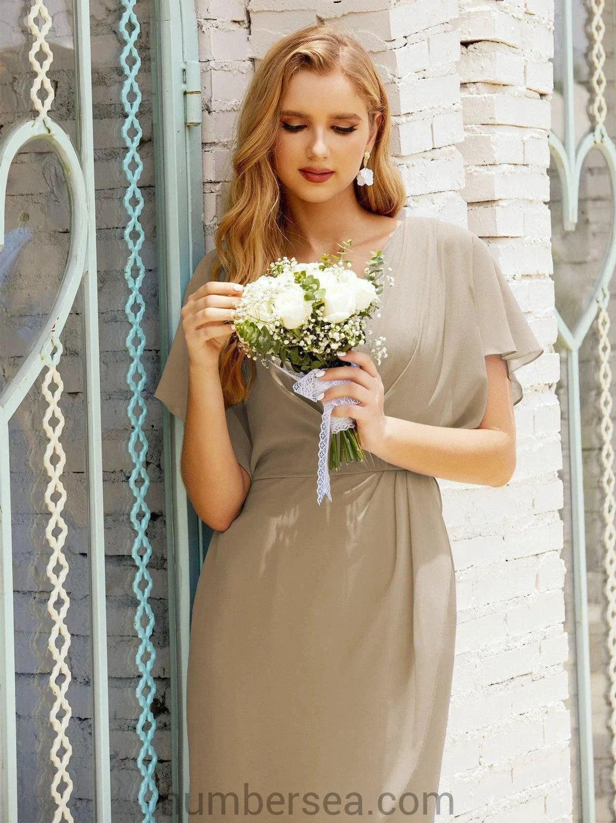 Homecoming Dresses Knee Length Sleeveless Prom Gowns 28021 - Image 96