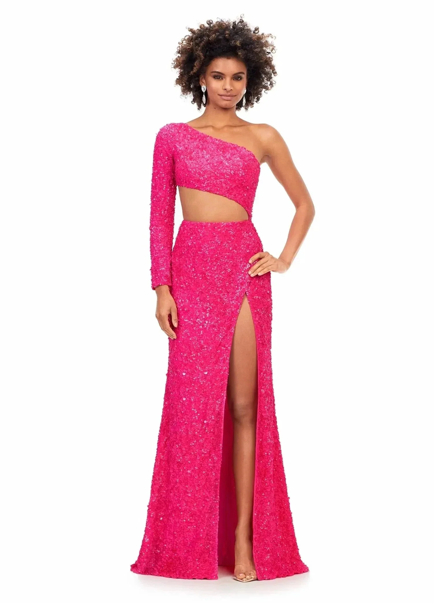 Side Cut Out Prom Dresses with Split SYP162 - Image 7