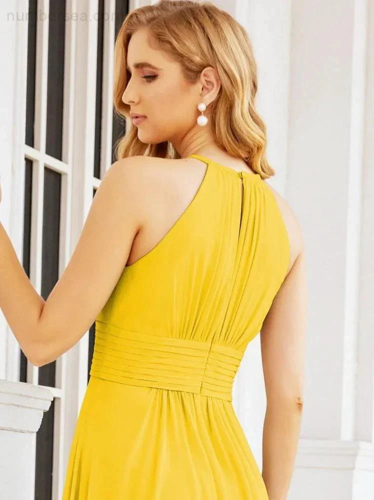 Numbersea Keyhole Bridesmaid Dresses Sleeveless Formal Evening Party Prom Gowns 28043 - Image 98