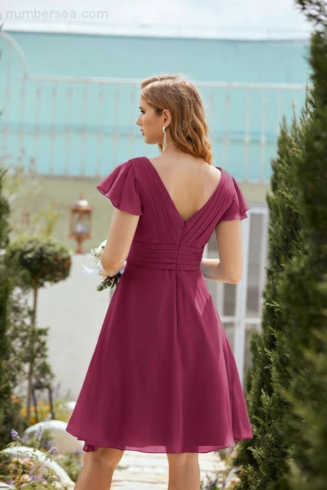 Knee Length Homecoming Dresses Formal Cocktail Prom Gown 28013 - Image 101