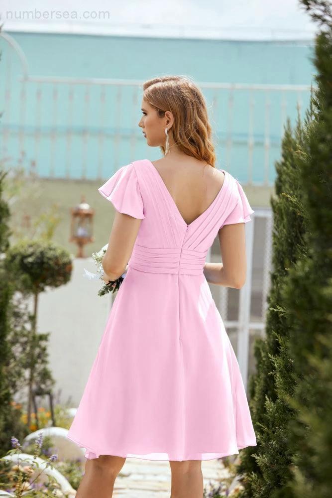 Knee Length Homecoming Dresses Formal Cocktail Prom Gown 28013 - Image 116