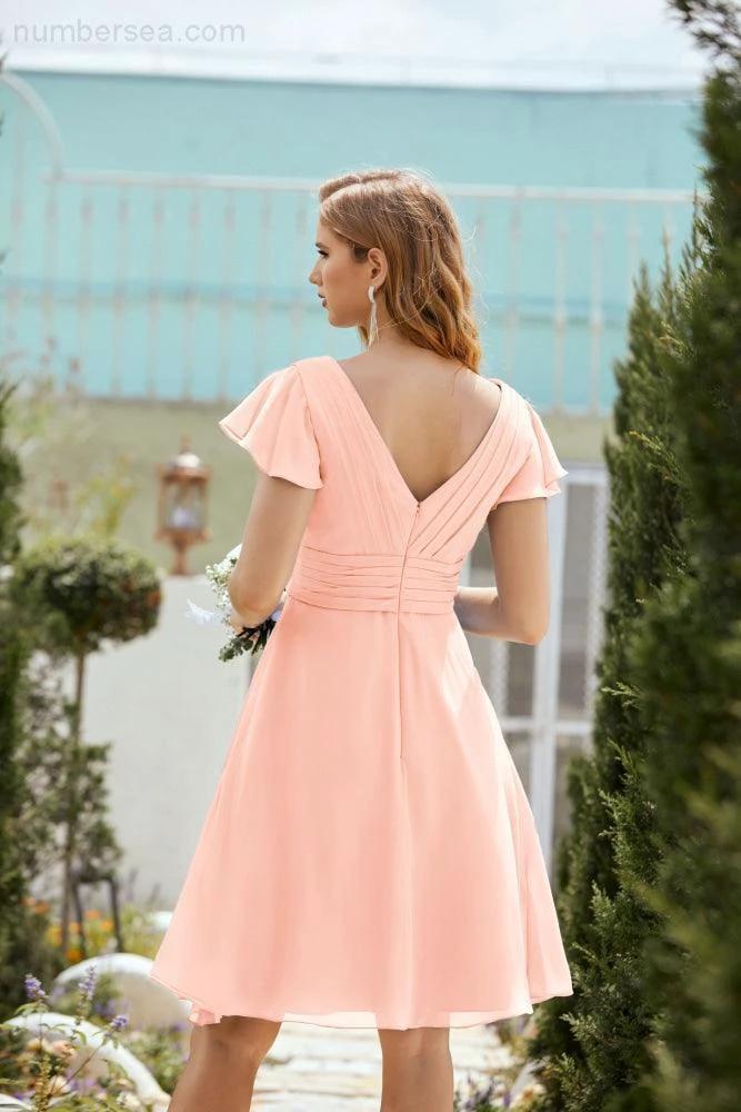 Knee Length Homecoming Dresses Formal Cocktail Prom Gown 28013 - Image 119