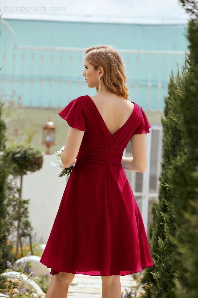 Knee Length Homecoming Dresses Formal Cocktail Prom Gown 28013 - Image 122