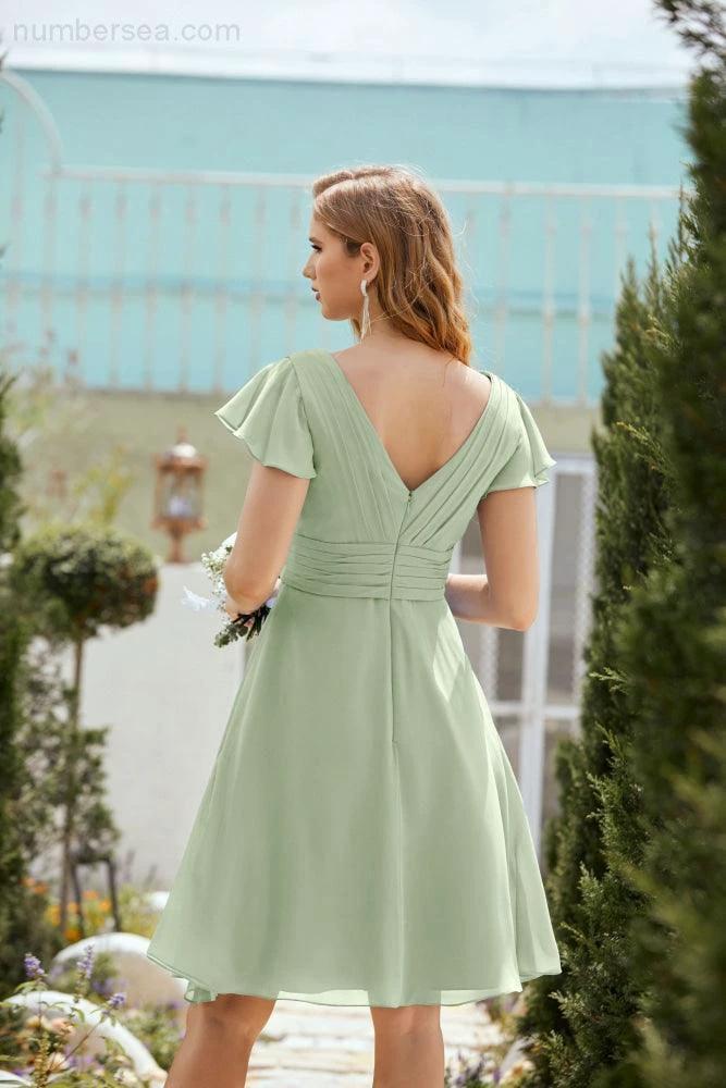 Knee Length Homecoming Dresses Formal Cocktail Prom Gown 28013 - Image 14