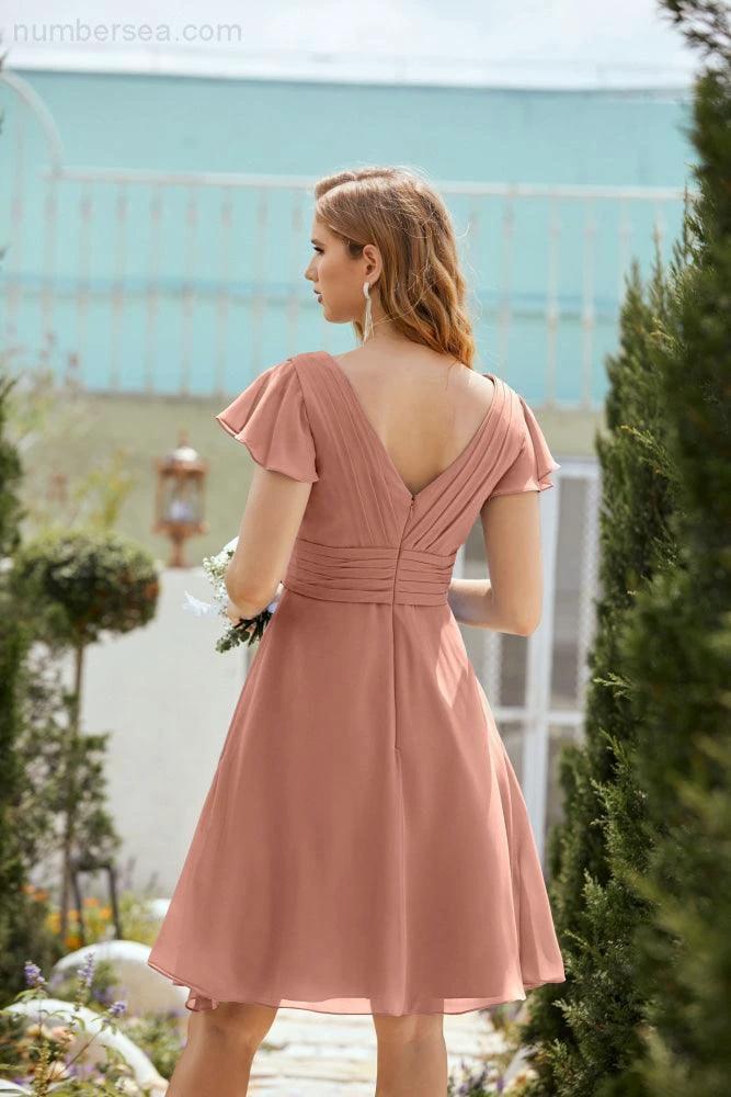 Knee Length Homecoming Dresses Formal Cocktail Prom Gown 28013 - Image 17