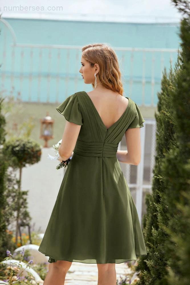 Knee Length Homecoming Dresses Formal Cocktail Prom Gown 28013 - Image 20
