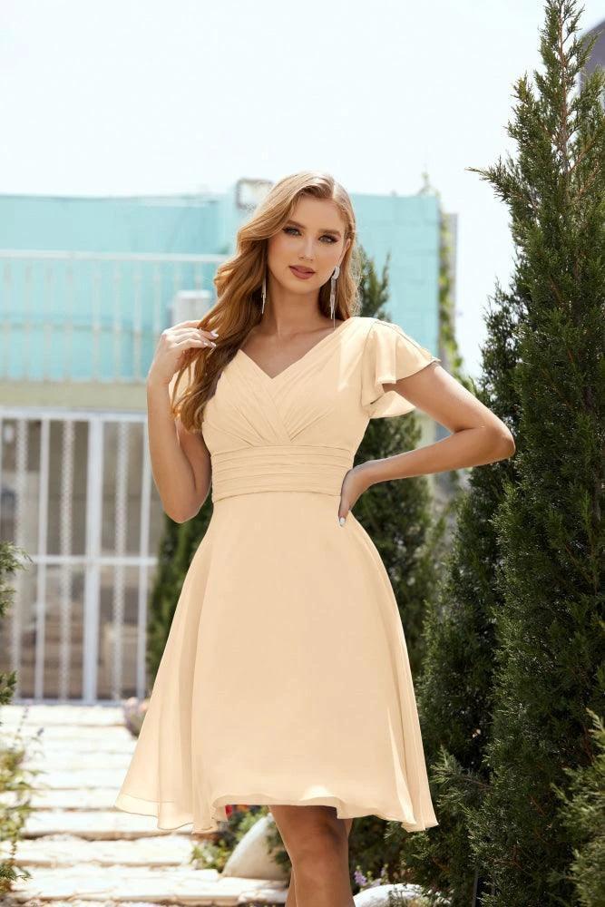 Knee Length Homecoming Dresses Formal Cocktail Prom Gown 28013 - Image 22