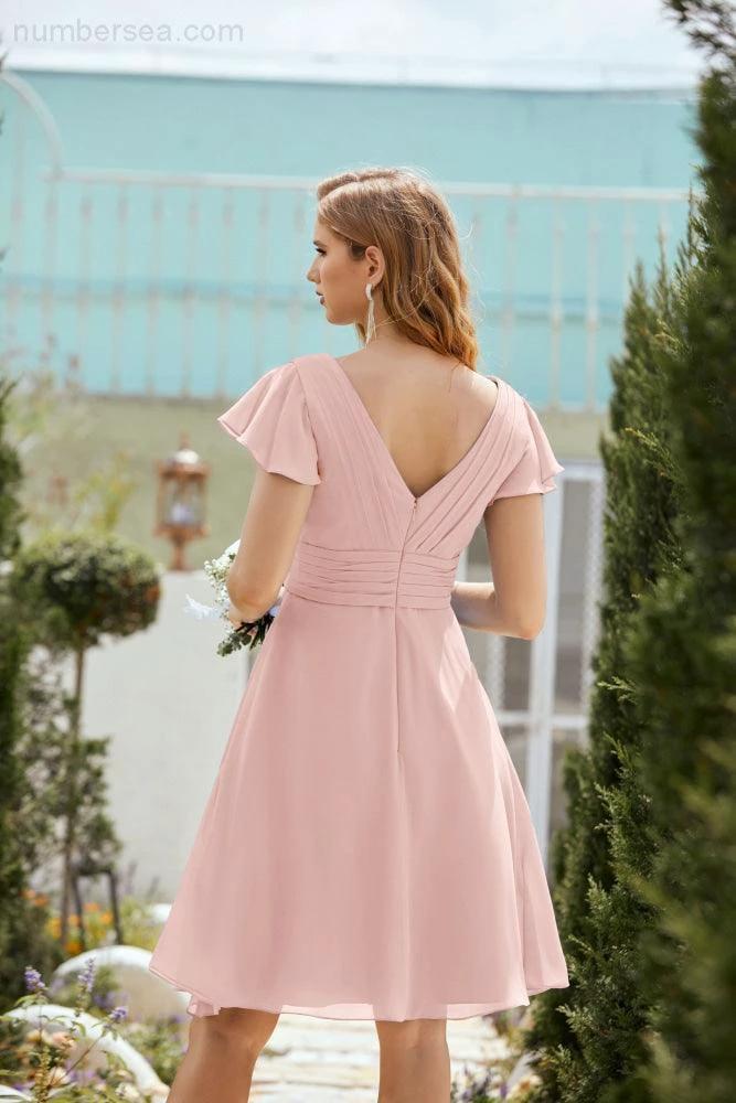 Knee Length Homecoming Dresses Formal Cocktail Prom Gown 28013 - Image 26