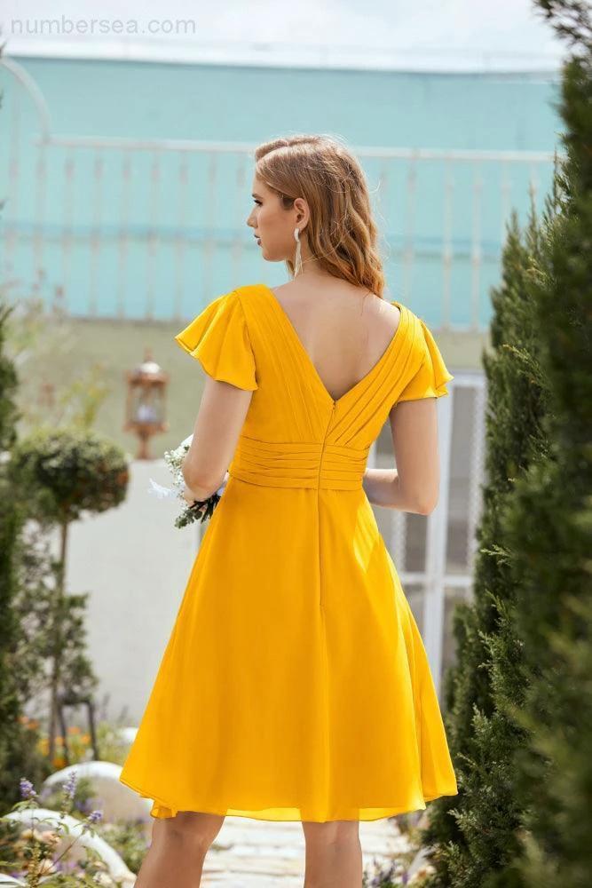 Knee Length Homecoming Dresses Formal Cocktail Prom Gown 28013 - Image 5