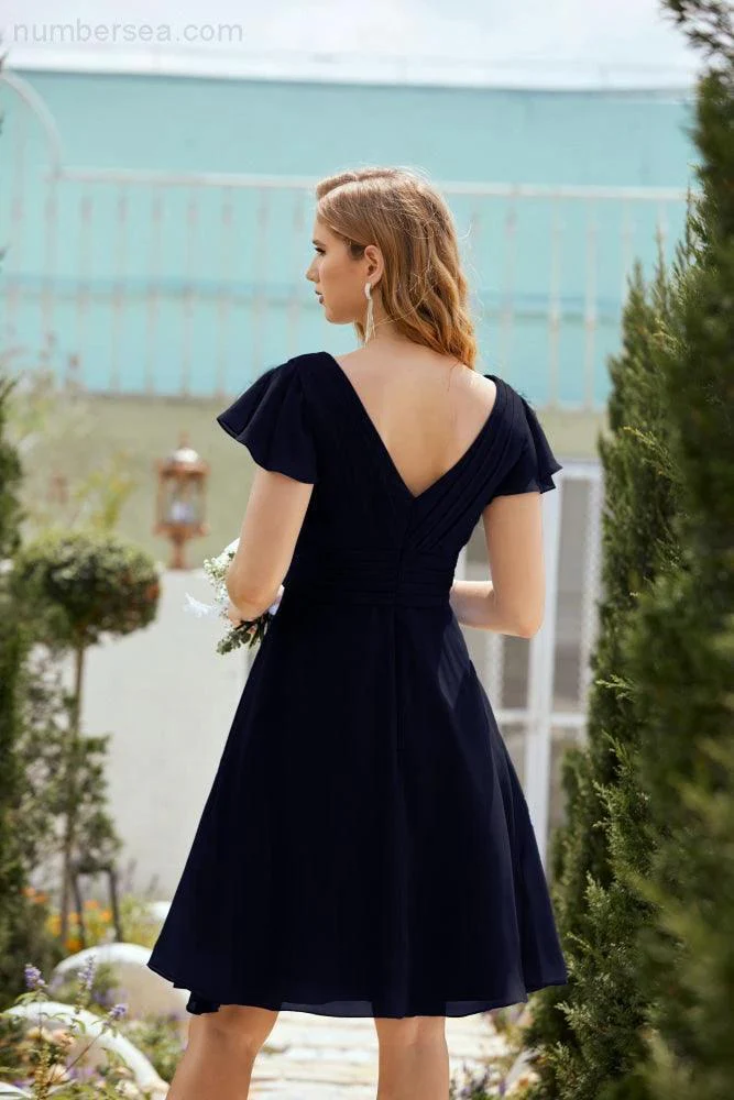 Knee Length Homecoming Dresses Formal Cocktail Prom Gown 28013 - Image 53