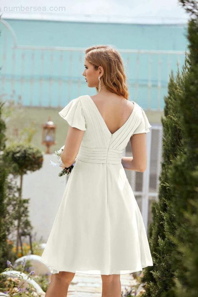 Knee Length Homecoming Dresses Formal Cocktail Prom Gown 28013 - Image 77