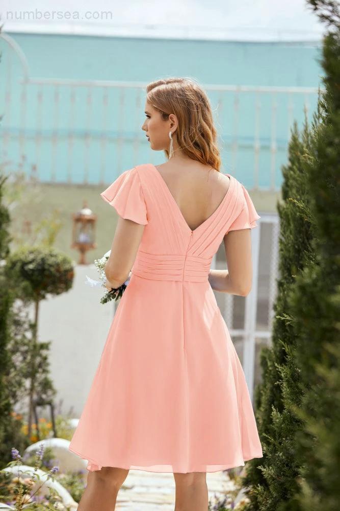 Knee Length Homecoming Dresses Formal Cocktail Prom Gown 28013 - Image 86