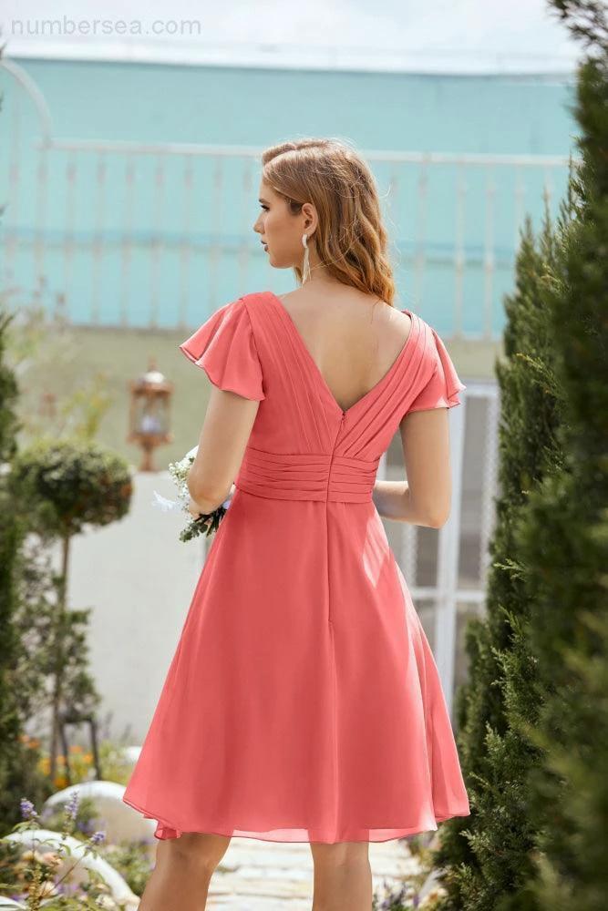 Knee Length Homecoming Dresses Formal Cocktail Prom Gown 28013 - Image 89