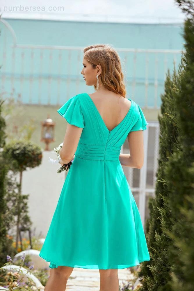 Knee Length Homecoming Dresses Formal Cocktail Prom Gown 28013 - Image 95