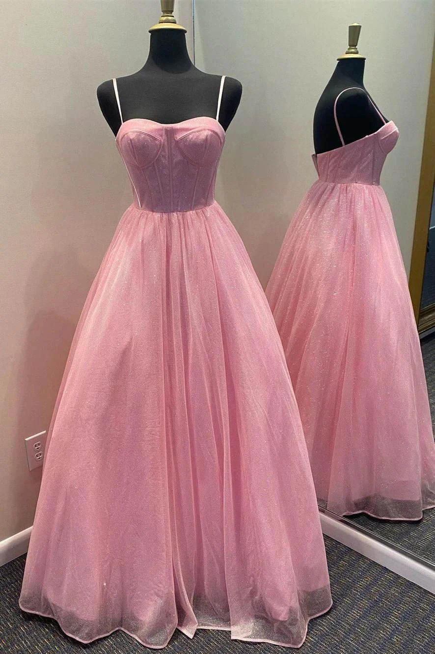 Lavender Straps Long Formal Dress SYP85 - Image 2