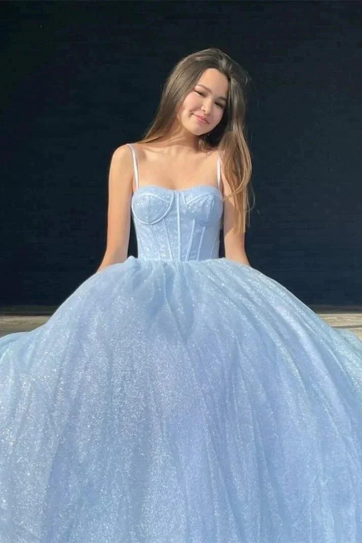 Lavender Straps Long Formal Dress SYP85 - Image 3