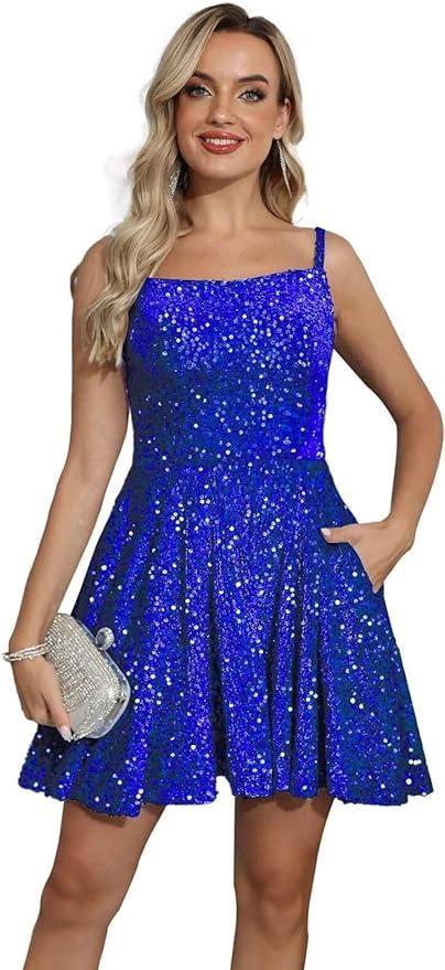 Light Blue Short Prom Dresses SYH97 - Image 7