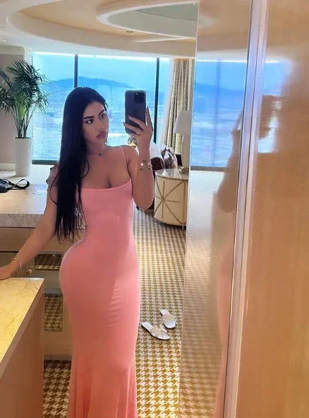 Light Skims Pink Bodycon Dress,Sexy Light Pink Evening Dress,Light Pink Maxi Dress Y4094 - Image 4