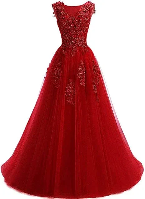 Long Formal Dresses For Women Evening Dress Bridesmaid Dress Lace Appliques Graduation Gowns Y1848 - Image 2