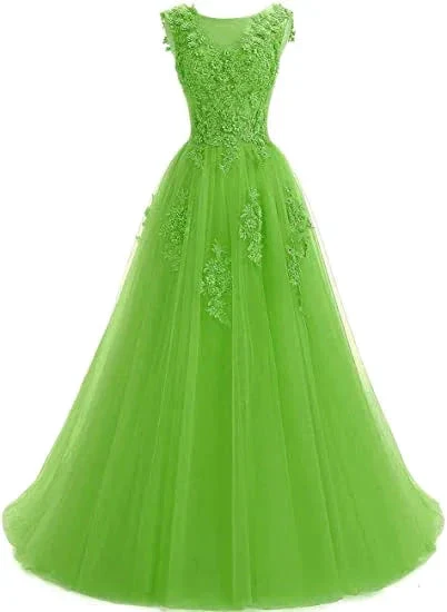 Long Formal Dresses For Women Evening Dress Bridesmaid Dress Lace Appliques Graduation Gowns Y1848 - Image 4