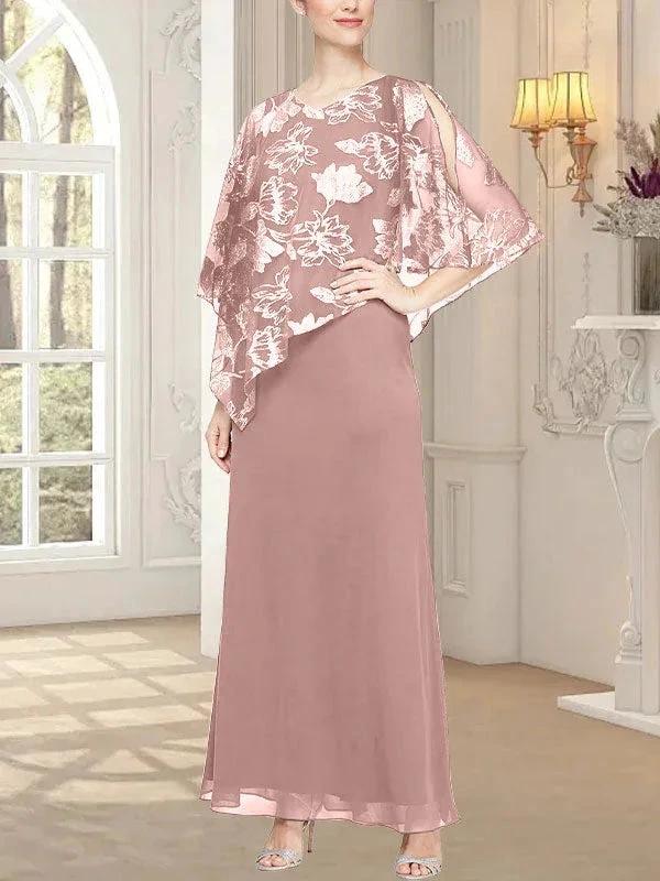 Long Glitter Mesh Dress with Novelty Asymmetric Overlay Bodice - Image 11