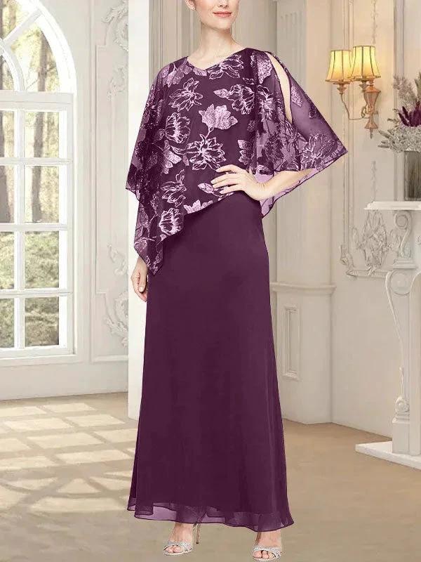 Long Glitter Mesh Dress with Novelty Asymmetric Overlay Bodice - Image 14