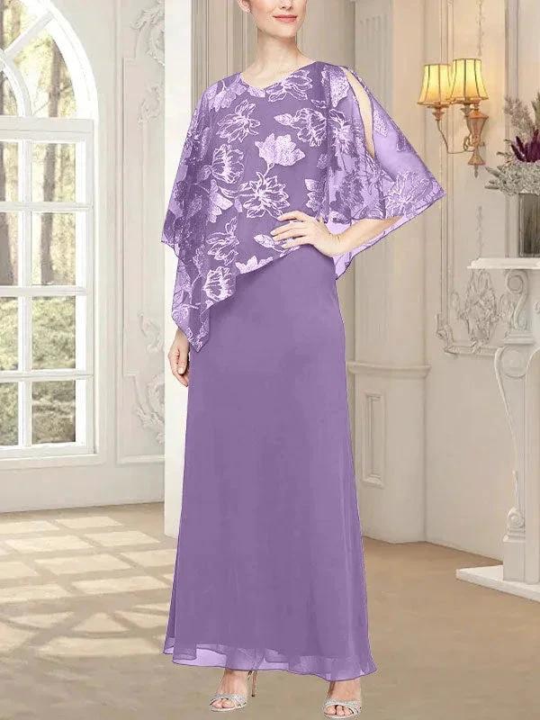 Long Glitter Mesh Dress with Novelty Asymmetric Overlay Bodice - Image 19