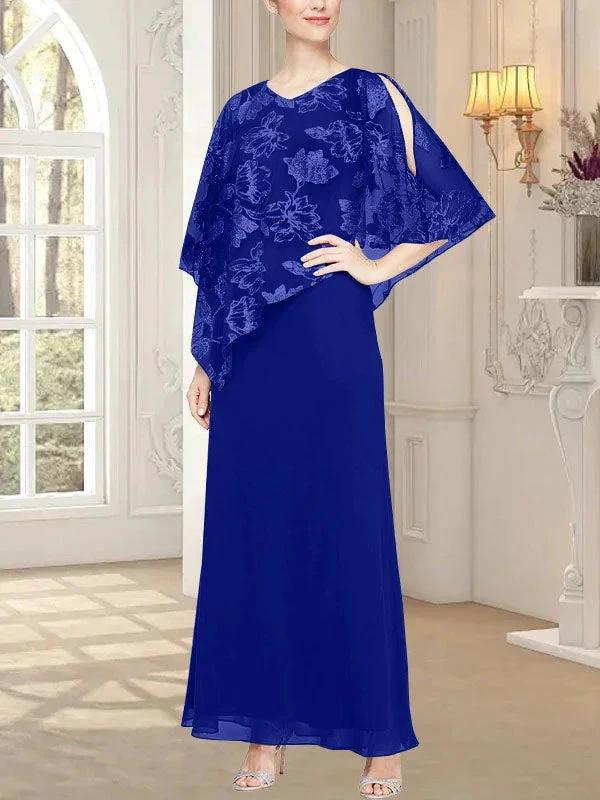 Long Glitter Mesh Dress with Novelty Asymmetric Overlay Bodice - Image 30