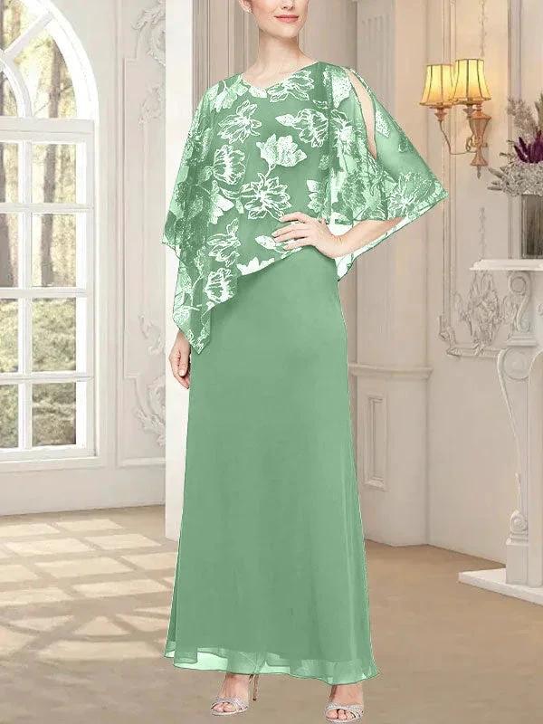 Long Glitter Mesh Dress with Novelty Asymmetric Overlay Bodice - Image 32