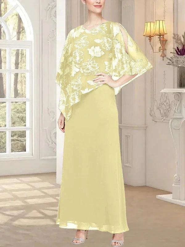 Long Glitter Mesh Dress with Novelty Asymmetric Overlay Bodice - Image 39